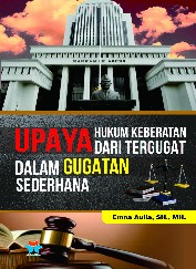 Upaya Hukum Keberatan dan Tergugat dalam Gugatan Sederhana